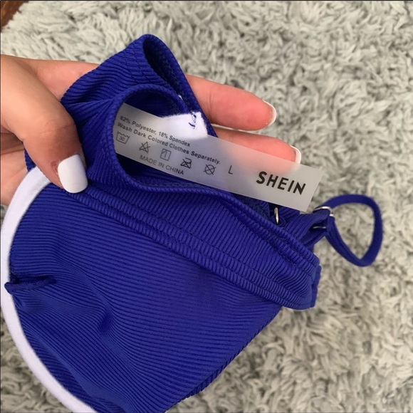 shein underwire blue bikini top - Picture 2 of 2